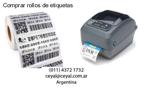 Comprar rollos de etiquetas