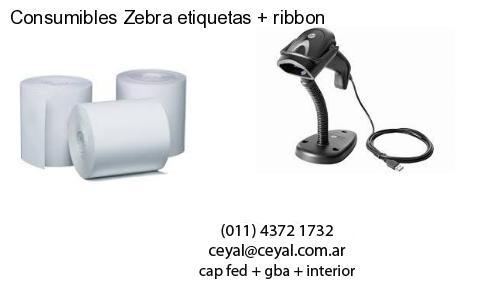 Consumibles Zebra etiquetas ribbon