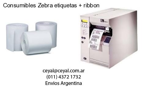 Consumibles Zebra etiquetas   ribbon