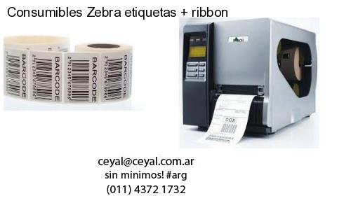 Consumibles Zebra etiquetas   ribbon