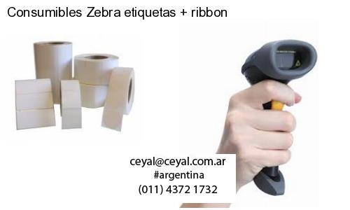 Consumibles Zebra etiquetas   ribbon