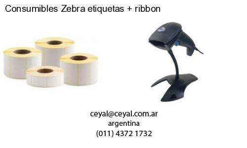 Consumibles Zebra etiquetas   ribbon