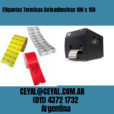 Etiquetas Termicas Autoadhesivas 100 x 150