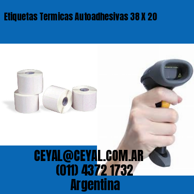 Etiquetas Termicas Autoadhesivas 38 X 20