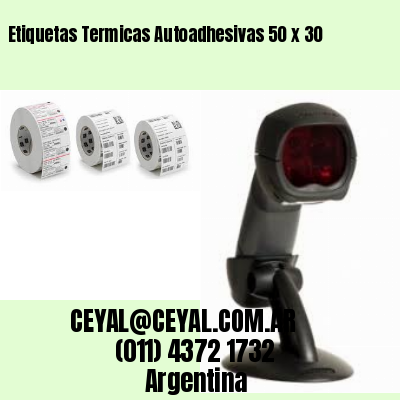 Etiquetas Termicas Autoadhesivas 50 x 30