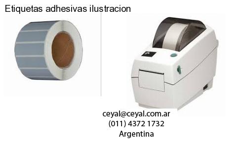Etiquetas adhesivas ilustracion