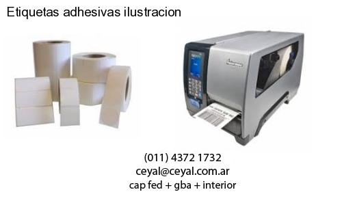 Etiquetas adhesivas ilustracion