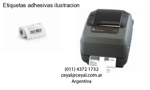 Etiquetas adhesivas ilustracion