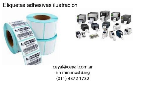 Etiquetas adhesivas ilustracion
