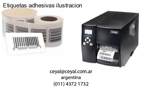 Etiquetas adhesivas ilustracion