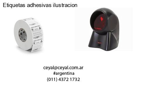 Etiquetas adhesivas ilustracion