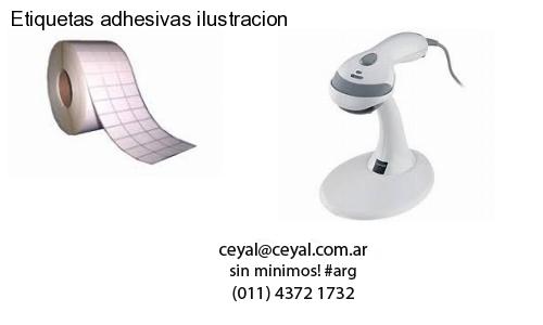 Etiquetas adhesivas ilustracion