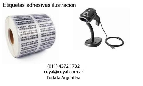 Etiquetas adhesivas ilustracion