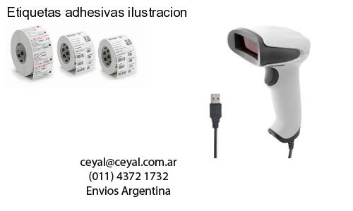 Etiquetas adhesivas ilustracion