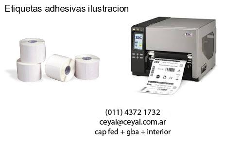 Etiquetas adhesivas ilustracion