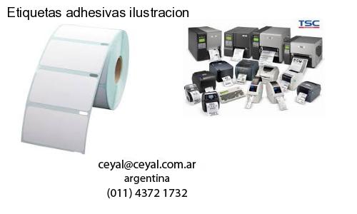 Etiquetas adhesivas ilustracion