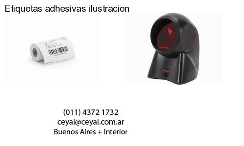 Etiquetas adhesivas ilustracion