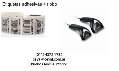 Etiquetas adhesivas   ribbo