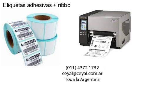 Etiquetas adhesivas   ribbo