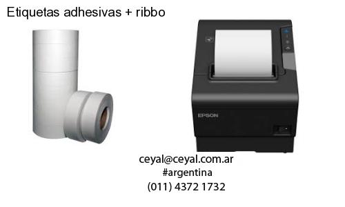 Etiquetas adhesivas   ribbo