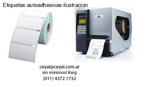 Etiquetas autoadhesivas ilustracion