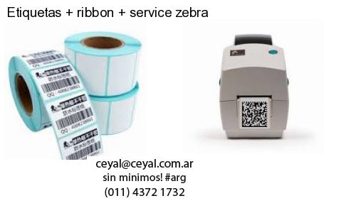 Etiquetas   ribbon   service zebra