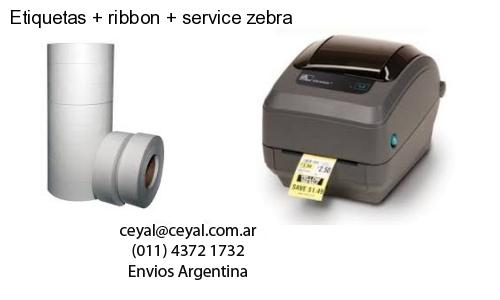 Etiquetas   ribbon   service zebra