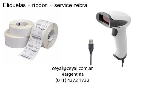 Etiquetas   ribbon   service zebra