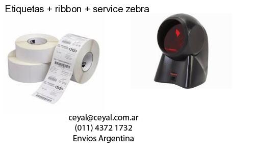 Etiquetas   ribbon   service zebra
