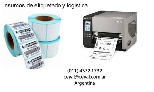 Insumos de etiquetado y logistica