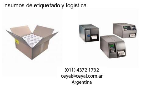 Insumos de etiquetado y logistica