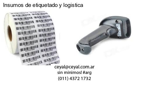 Insumos de etiquetado y logistica