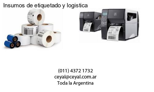 Insumos de etiquetado y logistica