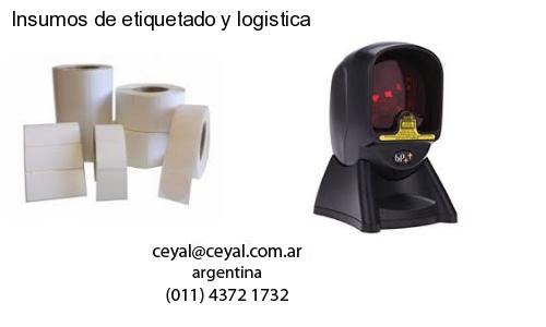 Insumos de etiquetado y logistica
