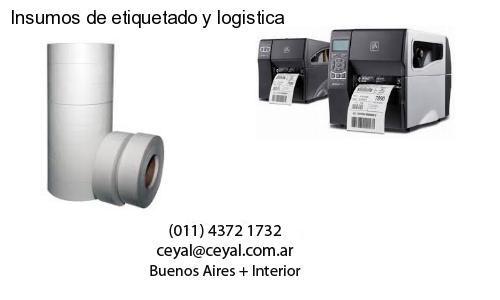 Insumos de etiquetado y logistica