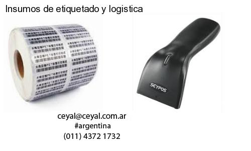 Insumos de etiquetado y logistica