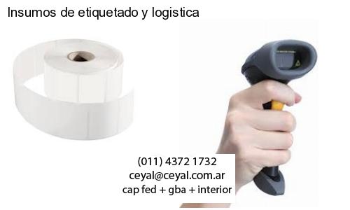Insumos de etiquetado y logistica