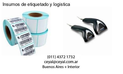 Insumos de etiquetado y logistica