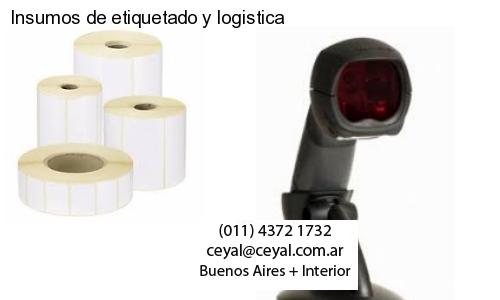 Insumos de etiquetado y logistica