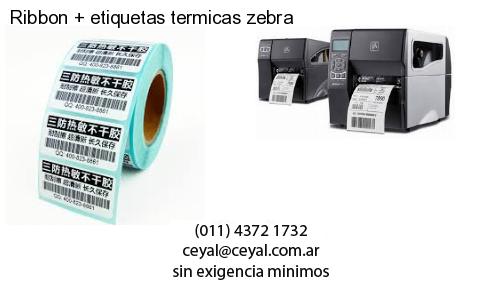 Ribbon etiquetas termicas zebra