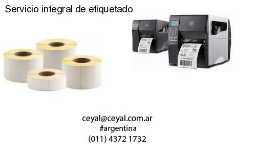 Servicio integral de etiquetado