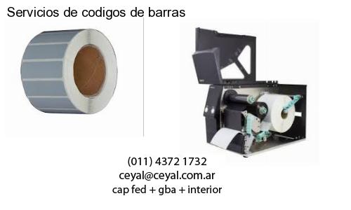 Servicios de codigos de barras