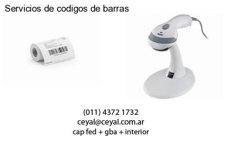 Servicios de codigos de barras