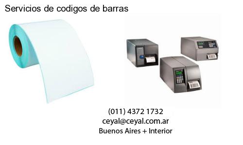 Servicios de codigos de barras