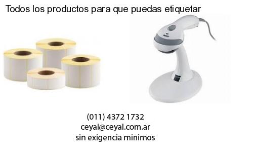 Todos los productos para que puedas etiquetar