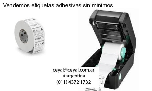 Vendemos etiquetas adhesivas sin minimos