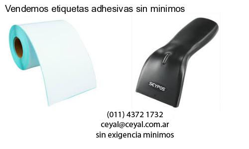 Vendemos etiquetas adhesivas sin minimos