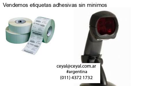 Vendemos etiquetas adhesivas sin minimos