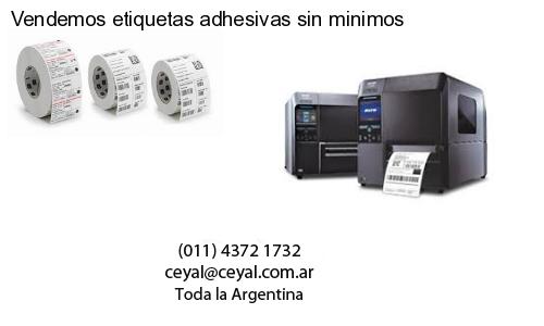 Vendemos etiquetas adhesivas sin minimos