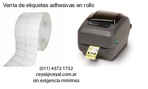Venta de etiquetas adhesivas en rollo